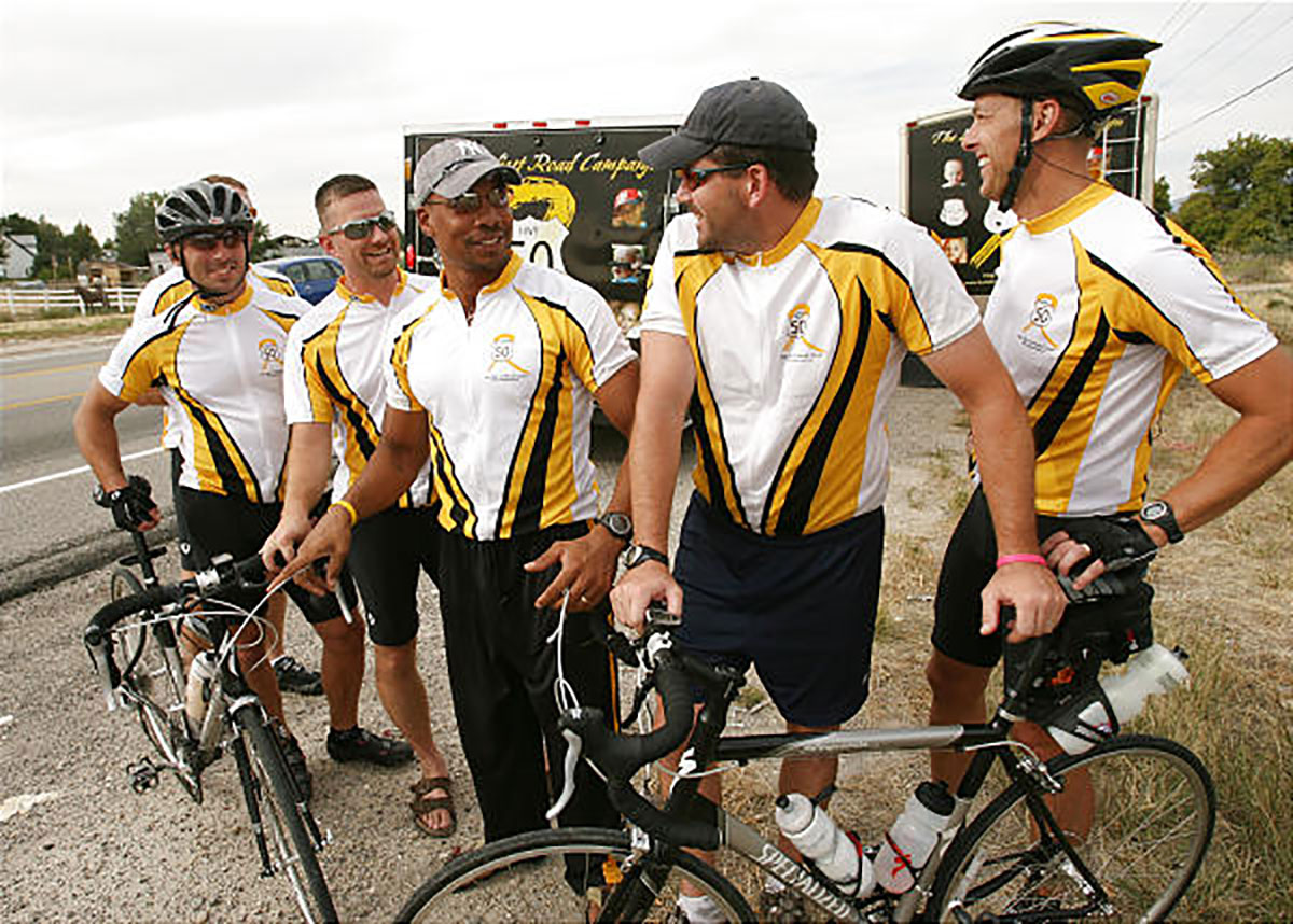 Seven Fathers Ride “The Loneliest Road” For Sick Children
